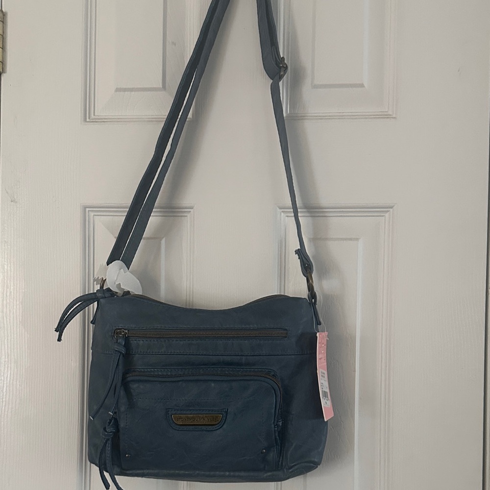 Blue Shoulder Bag